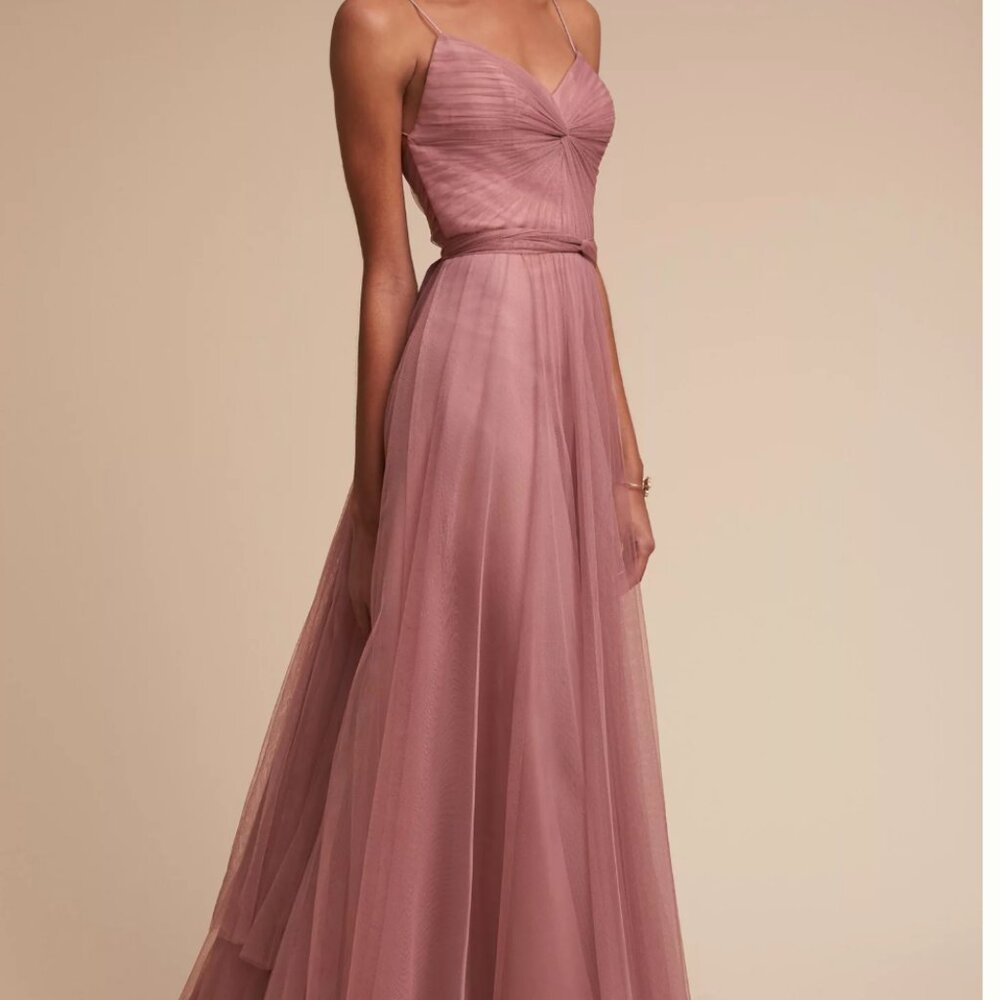 BHLDN Watters Pink Dusty Rose Bridesmaid Dress (Size 4)